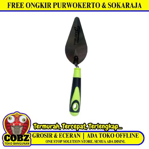 6 IN / GARFIELL Cetok Sendok Semen Acian Trowel Lancip Gagang Karet