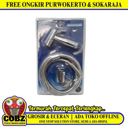 1/2 IN x 120 CM / PAORISONIC Jet Shower Cebok Toilet Stainless Set