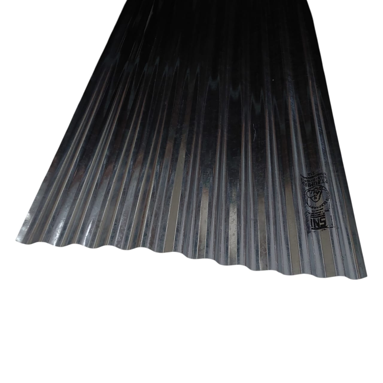 0.2 MM x 82 CM x 240 CM / FUMIRA Seng Gelombang 8 Kaki Anti Karat Lembar