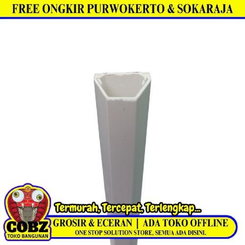 TC - 5 / NISO Wire Protector Penutup Kabel Duct 5 MM Putih Batang