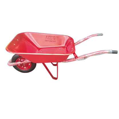 DEGA Gerobag Sorong Pasir Proyek Cor Semen 1 Roda Ban Hidup Merah Set