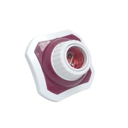 DEXTA Fitting Tempat Lampu Plafon Atap Tempel Kotak Besar Merah