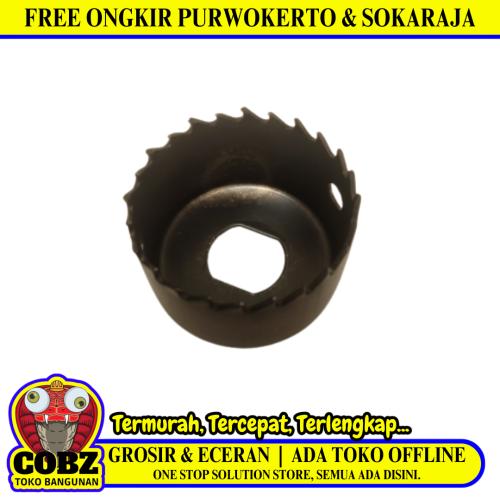 44 MM / KODENKI Hole Saw Mata Bor Hidroponik Pelubang Kayu Plastik PVC