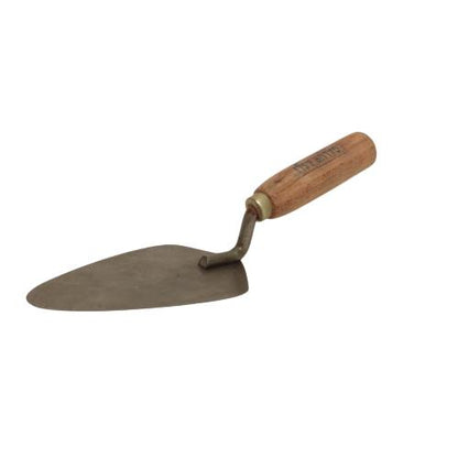 6 IN / GALUR ASLI Cetok Sendok Semen Acian Trowel Oval Gagang Kayu