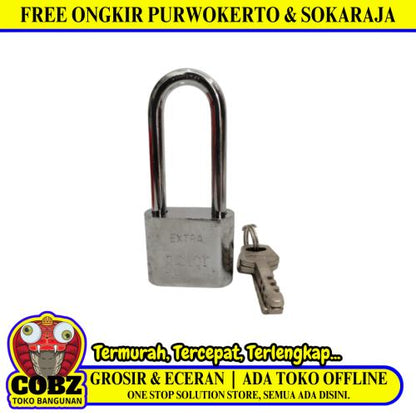 40 MM / N. DIOR Gembok Pintu Pagar Padlock Anti Maling Leher Panjang