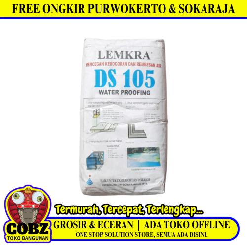 30 KG / LEMKRA DS 105 Semen Waterproofing Pelapis Anti Bocor Putih Sak