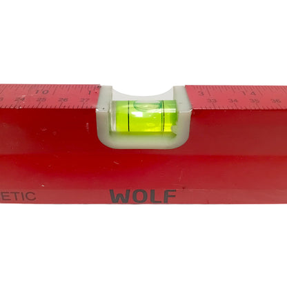 24 IN / WOLF Penggaris Waterpass Alat Ukur Kemiringan Alumunium