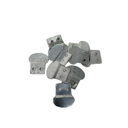 COBZ Klem S Z Plat Penjepit Penahan Kaca Cermin Besi Silver Biji