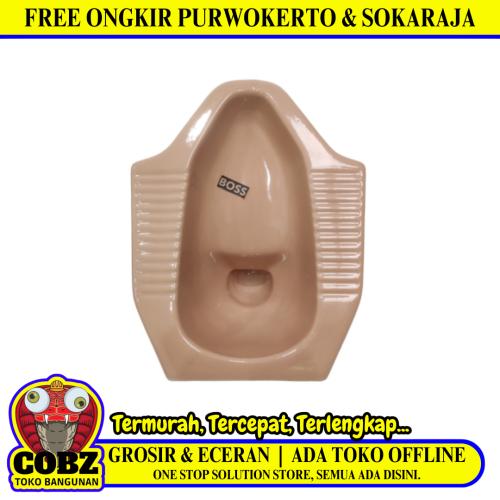 50 CM x 39 CM x 25 CM / BOSS Kloset Jongkok Toilet Pink Keramik