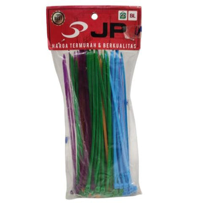 2.5 MM x 150 MM / JP Kabel Cable Ties Tali Ripet 15 CM Warna Pack