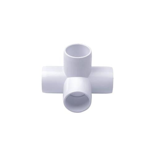 3/4 IN / TM Tee 4 Way 90 Derajat Fitting Pipa Hidroponik PVC Pcs