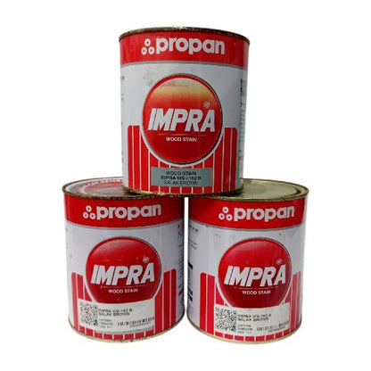 1 KG / IMPRA WOODSTAIN TUA Cat Plitur Kayu Wood Stain Oil Based Paint Kaleng
