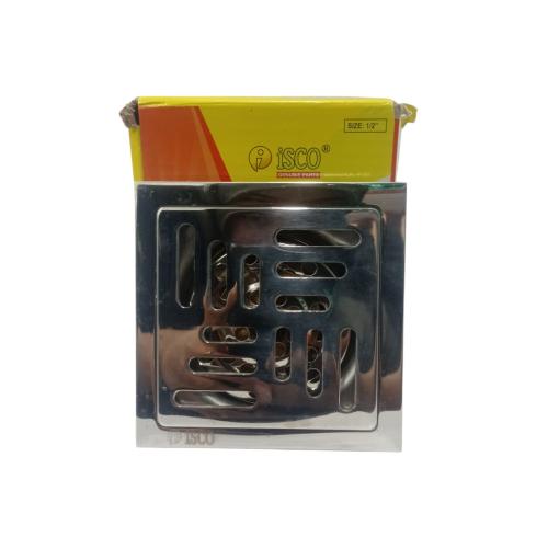 4 IN / ISCO SGT603  Saringan Got Plat Floor Drain Kamar Mandi Stainless