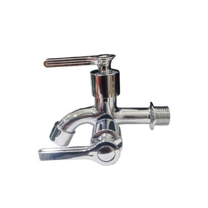 1/2 IN / FAUCET 30001 - 5 Kran Air Cabang Double Shower Mesin Cuci Stainless