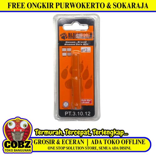 12 MM / BLACKFOOT Mata Coring Diamond Core Pelubang Keramik Granit Kaca