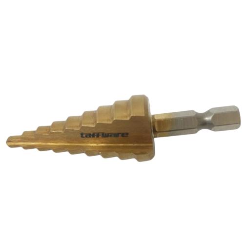 4 MM - 20 MM / TAFFWARE Pagoda Mata Bor Besi Kayu PVC Spiral Step Cone Dril
