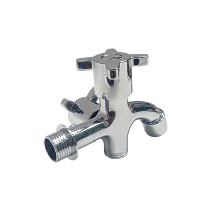 1/2 IN / NM 221  Kran Air Cabang Double Shower Mesin Cuci Stainless