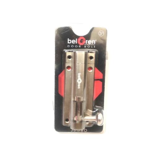 3 IN / BELGREN Grendel Kunci Slot Pintu Jendela Stainless