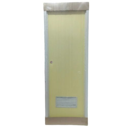 9.4 CM x 70 CM x 194 CM / TM Pintu Kamar Mandi PVC Cream Set