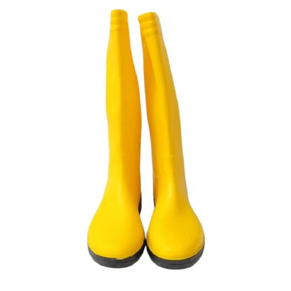 NO 41 / HUNTER Sepatu Boot Kebun Pabrik Proyek Safety Karet Kuning Set