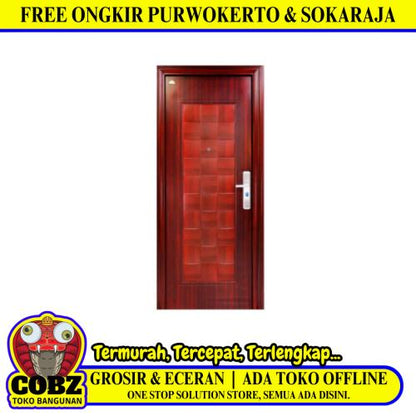 5 CM x 90 CM x 210 CM / FORTRESS FORT 90.11 SINGLE Kamar Mandi Baja Coklat Set