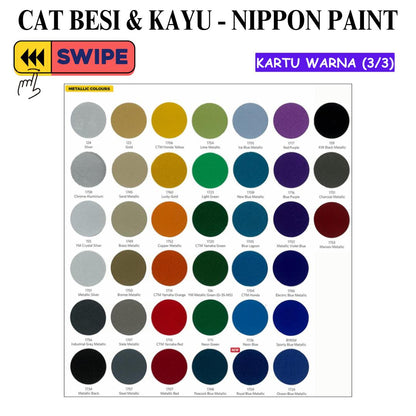 300 CC / NIPPON PAINT Pylox Cat Kayu Besi Semprot Kaleng