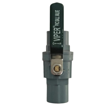 1/2 IN / VIPER Stop Kran Polos Ball Valve Engkol Plastik PVC