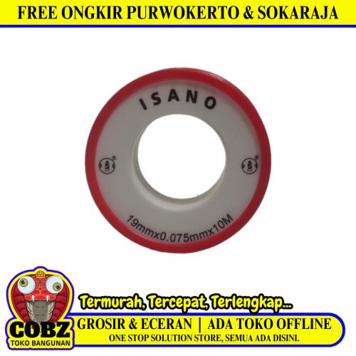 10 M / ISANO Seal Tape Siltip TBA Selotip Siltip Isolasi Kran Air