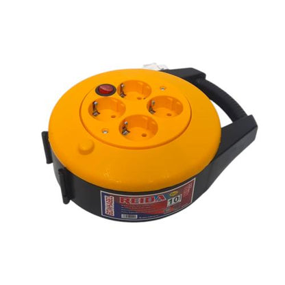 10 M / REIDA RC-55 Kabel Roll Stop Kontak Colokan Full Tembaga Standar