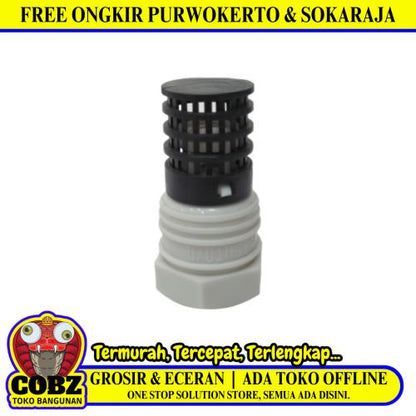 1 1/4 IN / MATSU Foot Klep Valve Saringan Pipa Pompa Torrent PVC