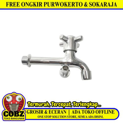 1/2 IN / ONDA A810 CA Kran Air Tembok Taman Kamar Mandi Stainless