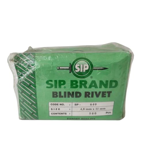 4.8 MM x 11 MM / SIP SP . 640 Paku Rivet Keling Tang Rivet Dus