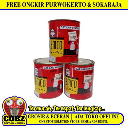 1 KG / EMCO DOFF Cat Kayu Besi Wood Metal Paint Kaleng