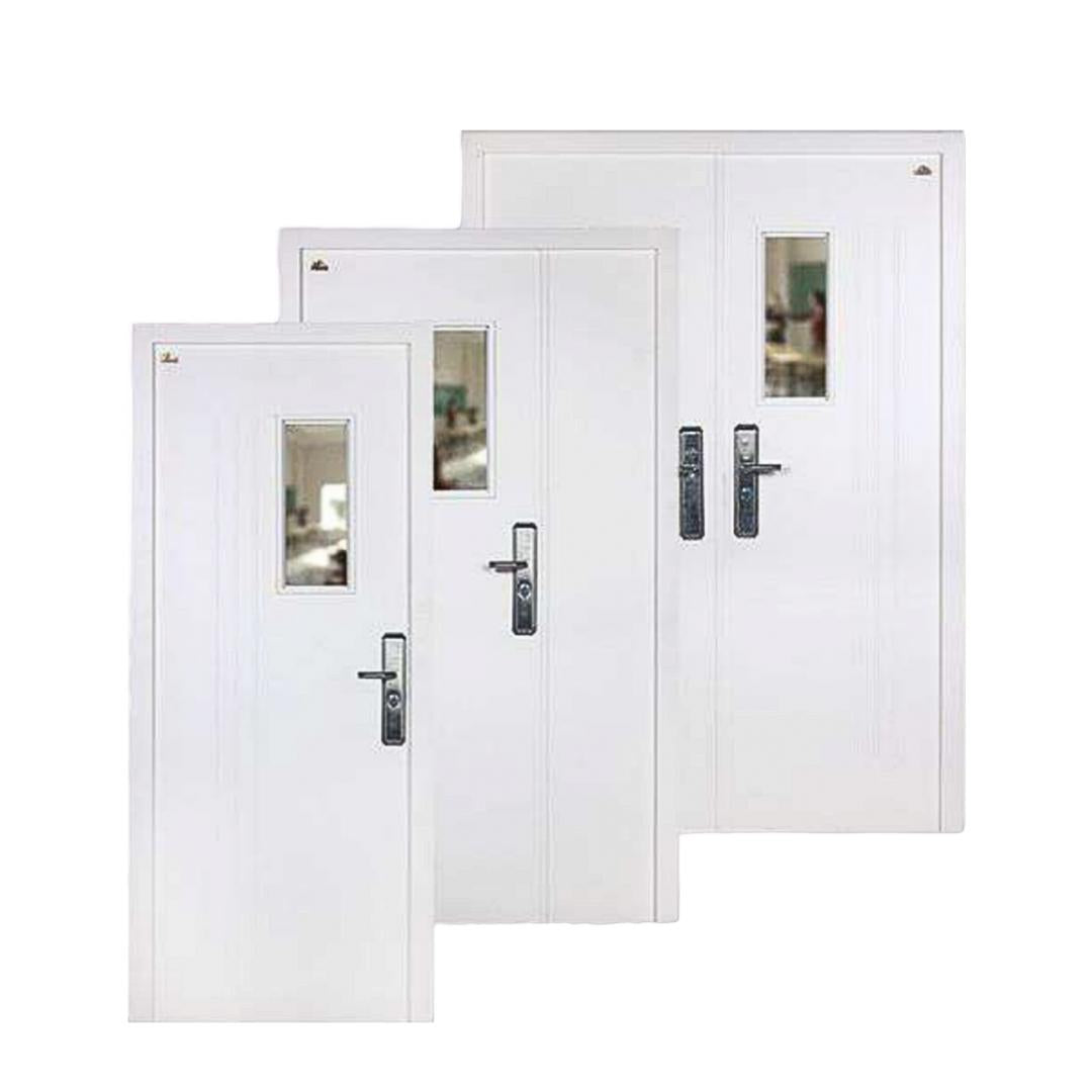 5 CM x 100 CM x 210 CM / FORTRESS SNC FORT 100.12 SINGLE Pintu Kamar Mandi Baja Putih Set