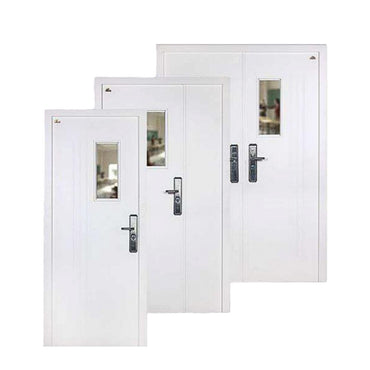 5 CM x 100 CM x 210 CM / FORTRESS SNC FORT 100.12 SINGLE Pintu Kamar Mandi Baja Putih Set