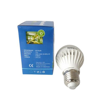 5 WATT / PANALED LED Lampu Bohlam Bulb Moto Putih