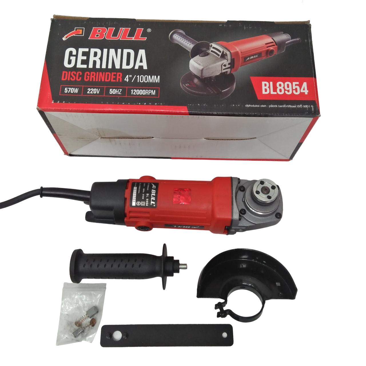 BULL BL 8954 Mesin Gerinda Tangan Kabel Set