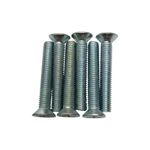 M 8 x 50 MM / TM Baut JF Kepala Rata Plus Putih Biji