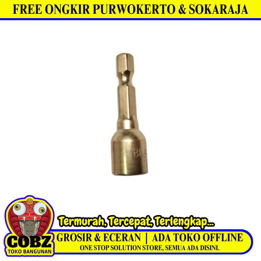 8 MM x 42 MM / BLACKFOOT Mata Bor Kunci Sok Baut Baja Roofing Hex Set