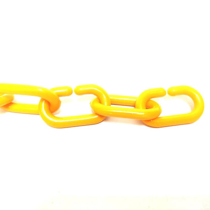 1/4 IN / TM Rantai Plastik PVC Talang Motor Anjing 6 MM Kuning Meter