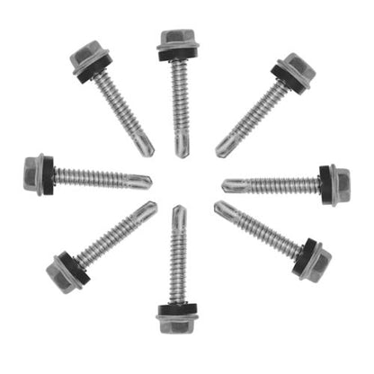 30 MM / TM Roofing Baut Sekrup Atap Baja Ringan Putih Biji