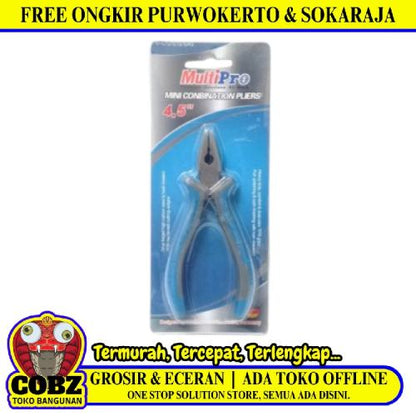 4 1/2 IN / MULTIPRO Tang Kombinasi Kawat Kabel Combination Pliers