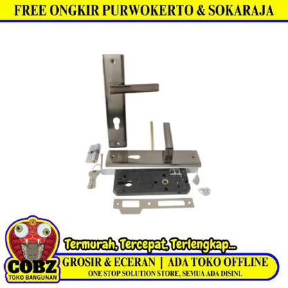 HAWAII Handle Door Lock Tarikan Handle Kunci Pintu Besar Set