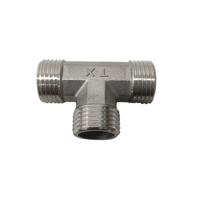 1/2 IN / TM  01 Tee Drat Luar Valve Tee Fitting Pipa Stainless