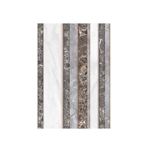 25 CM x 40 CM / UNO VILLAREAL Keramik Dinding Kamar Mandi Glossy Grey Dus