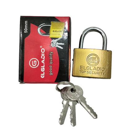 50 MM / ELGLADIO Gembok Pintu Pagar Padlock Anti Maling Leher Pendek