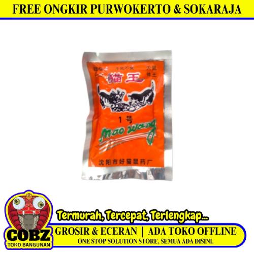 10 GR / MAO WANG Racun Tikus Siap Pakai Langsung Mati Ditempat Ampuh