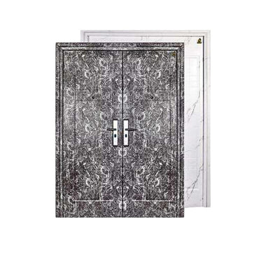 5 CM x 150 CM x 210 CM / FORTRESS MRBL FORT 150.14 DOUBLE Pintu Kamar Mandi Baja Abu Set