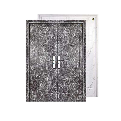 5 CM x 150 CM x 210 CM / FORTRESS MRBL FORT 150.14 DOUBLE Pintu Kamar Mandi Baja Abu Set