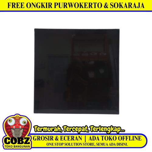 60 CM x 60 CM / JETRI BLACK Granit Lantai Rumah Glossy Dus